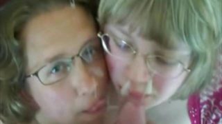 mollige Freunde share Sperma Gesichter