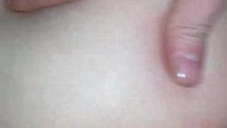 First time painful anal. Trying to stretch my ass so he can really fuck it!