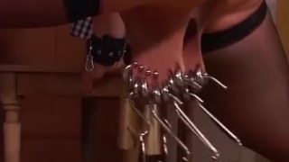 Heftiges labia dehnen mit Deutscher reife